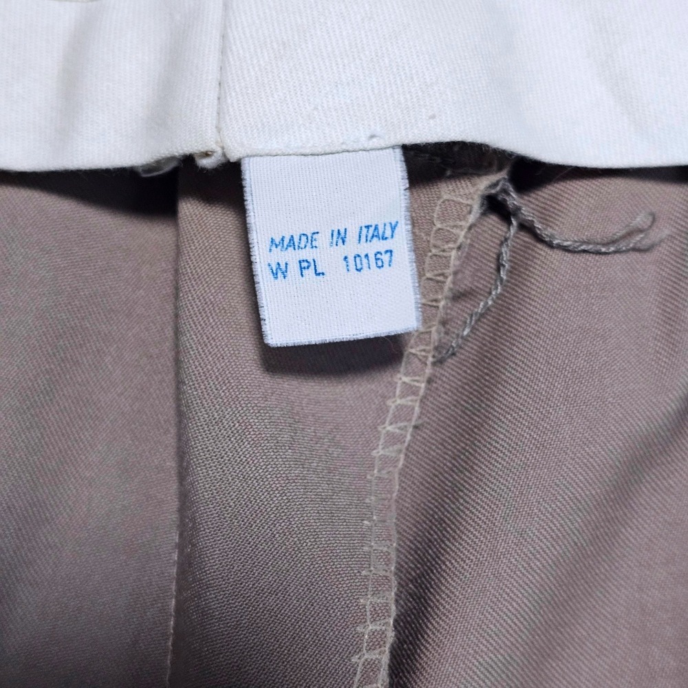 Metropolitan View Bloomingdales Mens 38x27 Wool Pleated Cuffed Dress Pants Italy - Picture 3 of 12